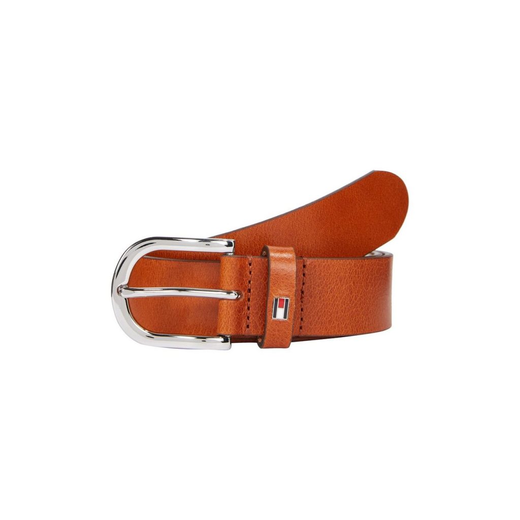 Tommy Hilfiger Leren riem met subtiele logo-lus