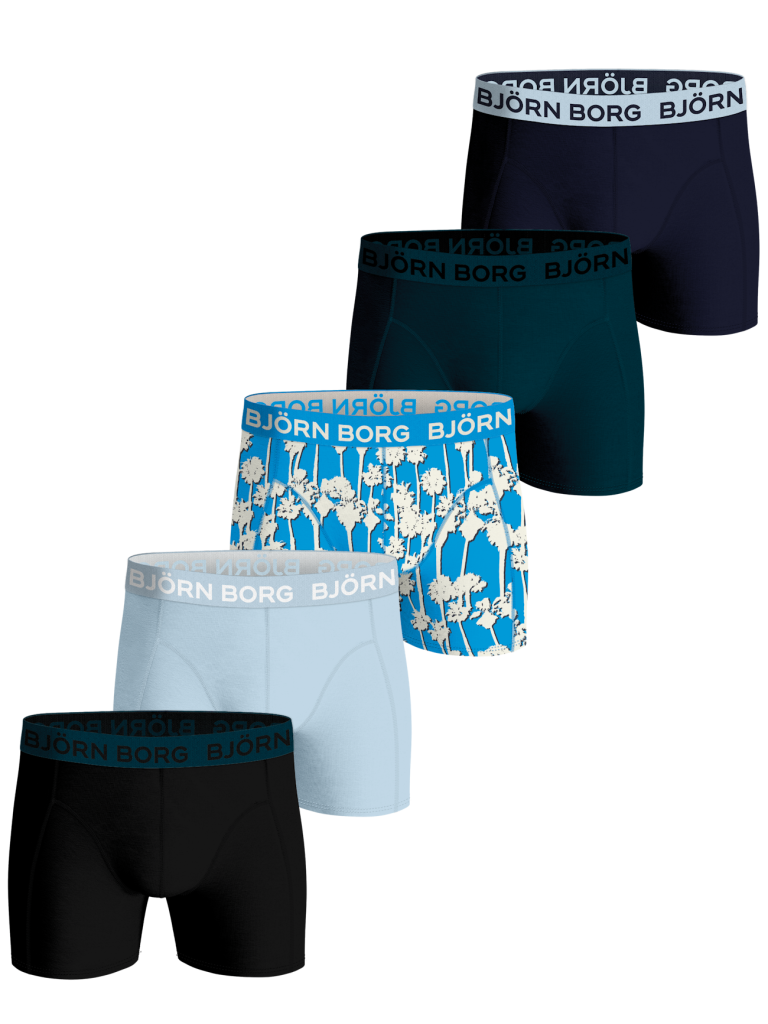 Bjorn Borg Björn Borg Heren Boxershorts 5-pack – Multi Maat Xl Male