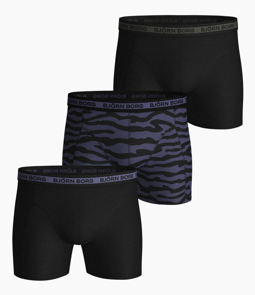 Bjorn Borg Heren Boxershort 3p Sammy 2tiger Maat S Male