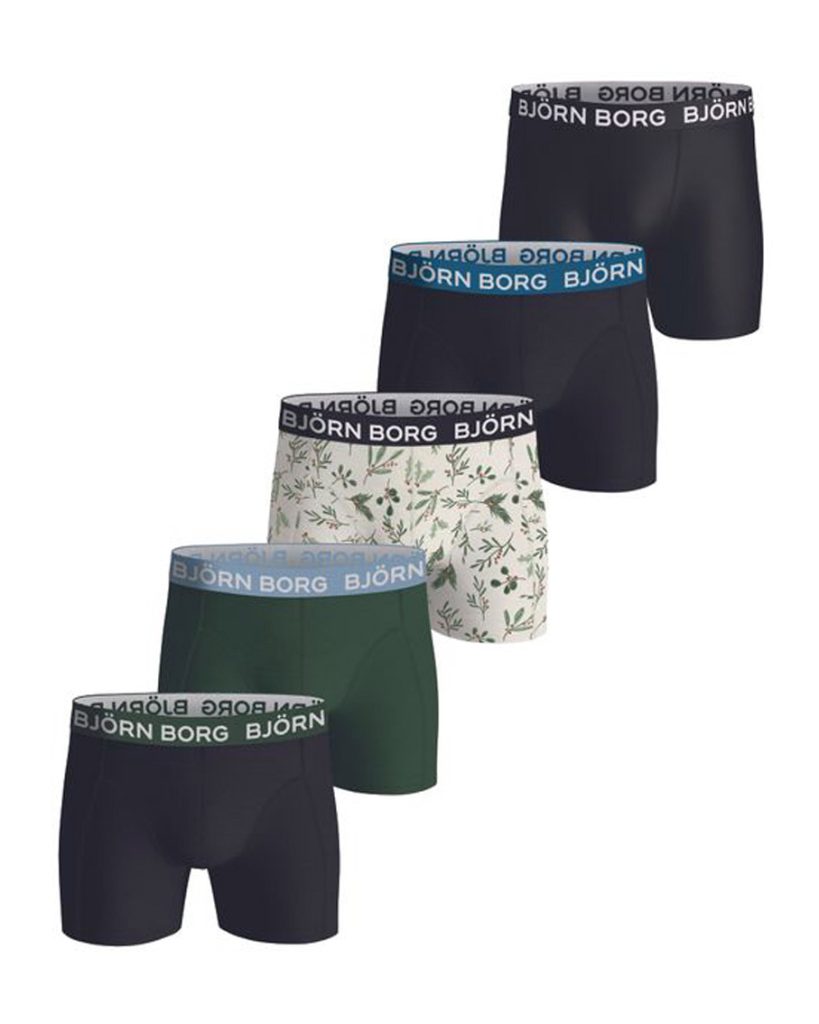 Bjorn Borg Heren Boxershort 5 Pack Cotton Stretch Maat M Male