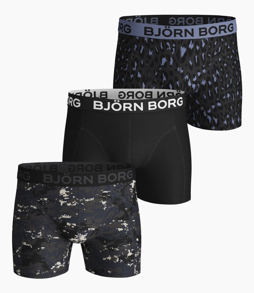 Bjorn Borg Heren Boxershort 3p Digital Maat M Male