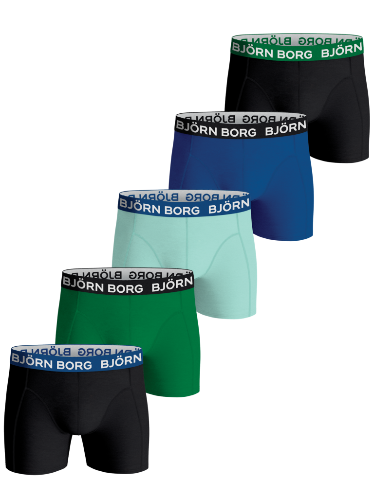 Bjorn Borg 5 Pack Cotton Stretch Boxer Maat M Male