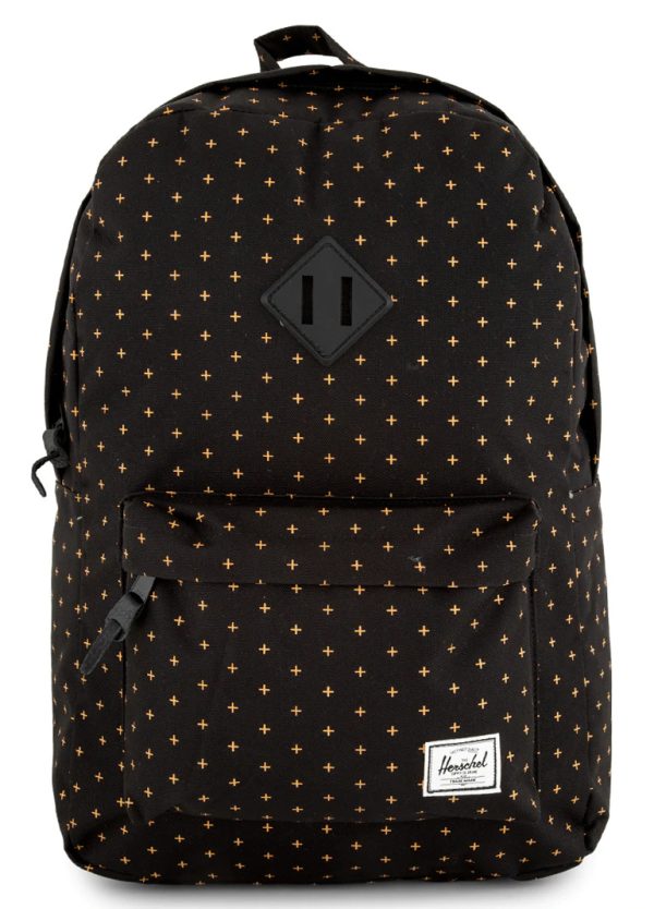 Herschel Supply Co. Heritage Backpack Black Grid Maat 21.5l