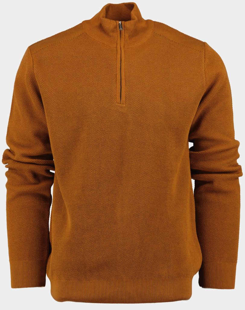 Innocente Half Zip Bruin Half Zip ART-1106/8035-Cognac