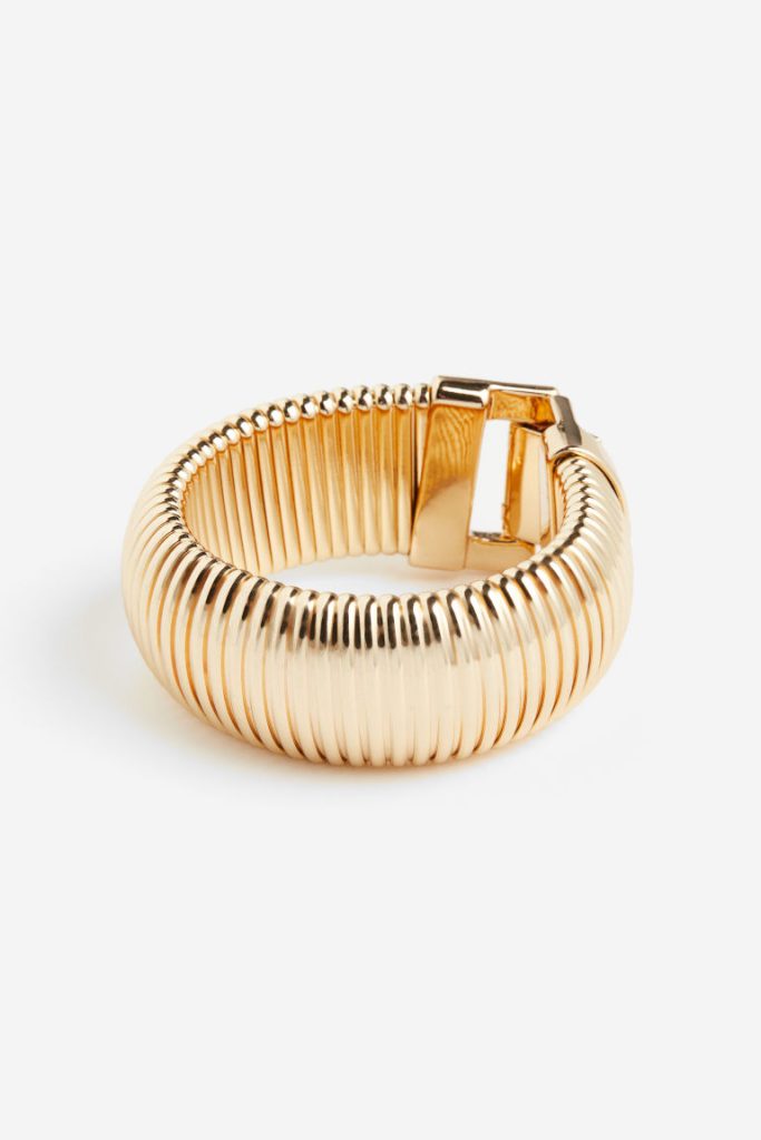 H & M - Elastische armband - Goud