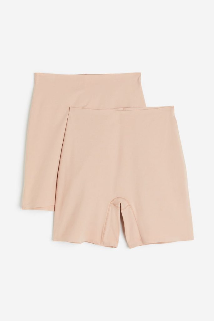 H & M - Set van 2 fietsshorts - Beige