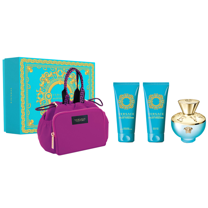 Versace pour Femme Dylan Turquoise 100 ml + make-up tas geschenkset