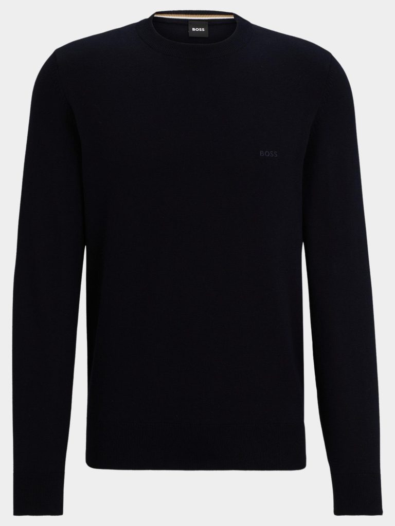 BOSS Black Pullover Blauw Pacas-L 10255186 01 50506023/404