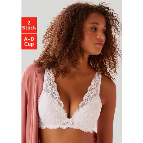 Petite fleur Push-up-bh in high apex-belijning