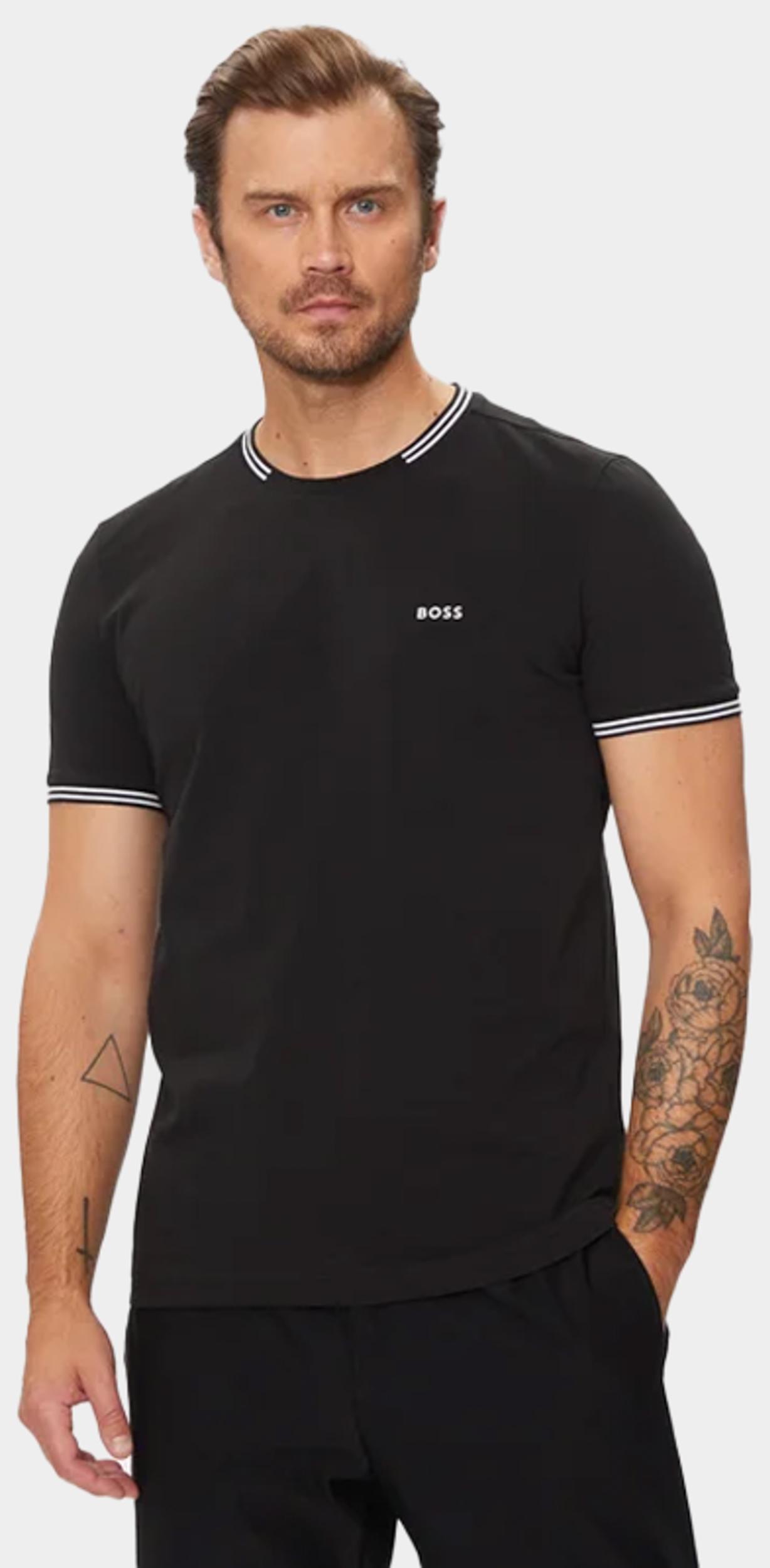 BOSS Green T-shirt korte mouw Blauw Taul 10255848 01 50521245/402