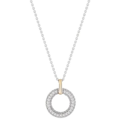 UNIKE JEWELLERY Ketting met hanger CLASSY BOLD CIRCLE ROUND