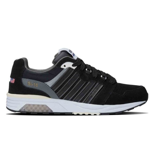 K-Swiss Kswiss rannell sde mens low black 07951-048-m