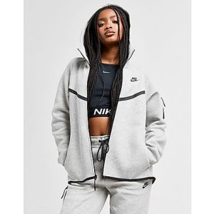 Nike Hoodie met rits voor dames Sportswear Tech Fleece Windrunner - Dark Grey Heather- Dames