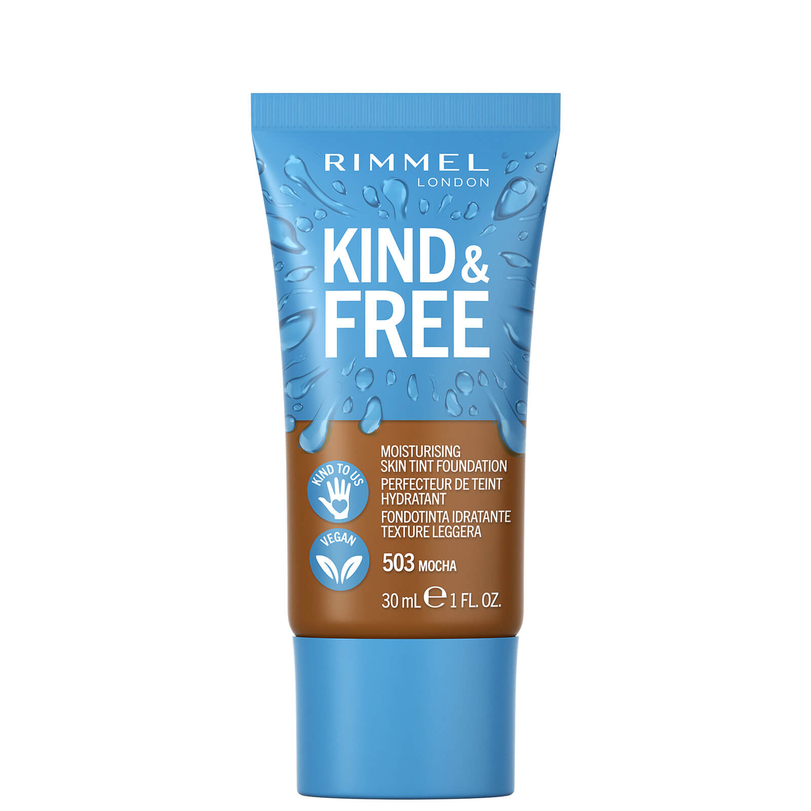 Rimmel Kind and Free Skin Tint Moisturising Foundation 30ml (Various Shades) - Mocha