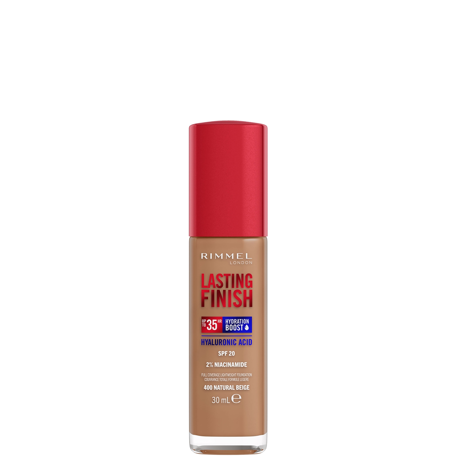 Rimmel Lasting Finish 35Hr Foundation 30 ml (Verschillende Tinten) - 400 Natural Beige