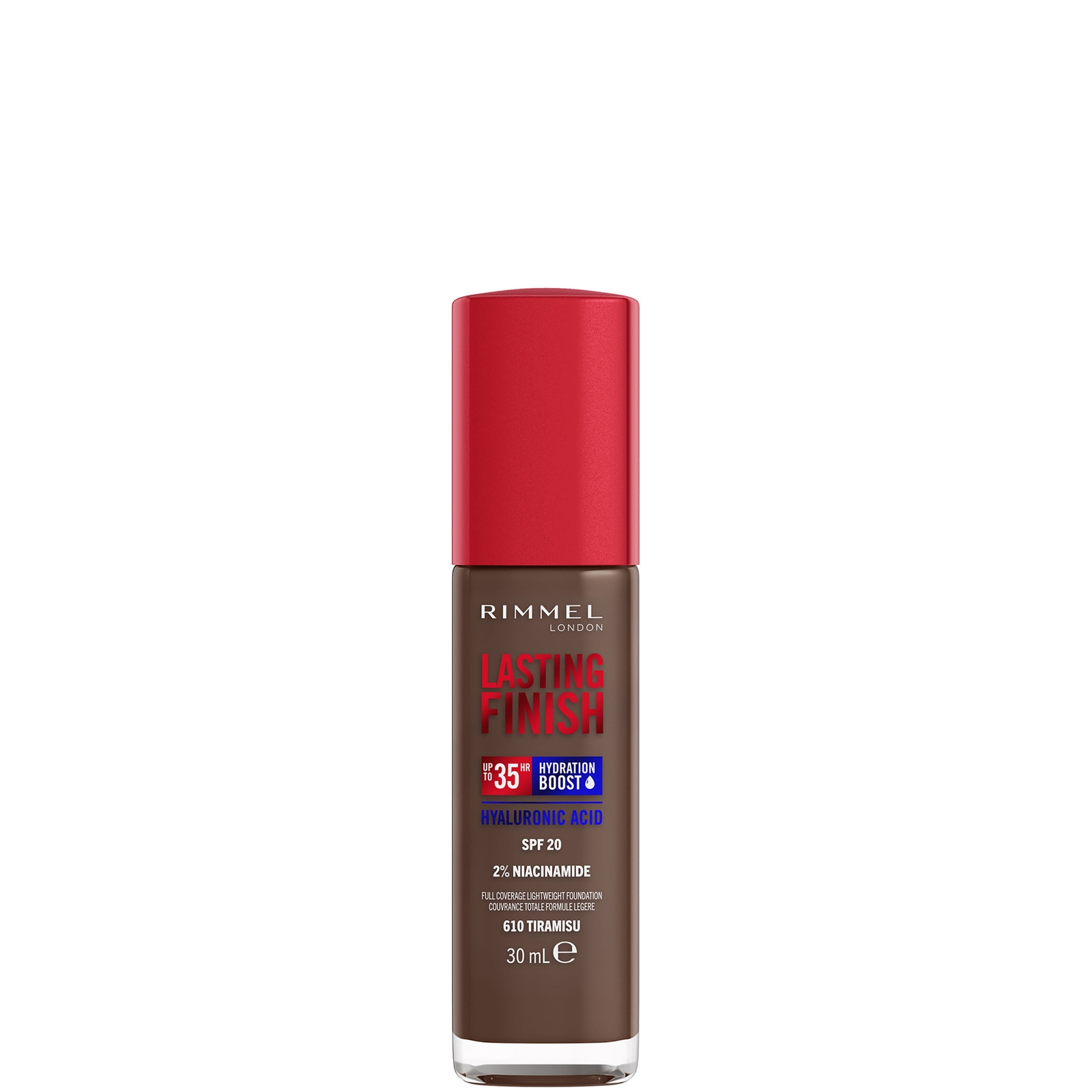 Rimmel Lasting Finish 35Hr Foundation 30 ml (Verschillende Tinten) - 610 Tiramisu