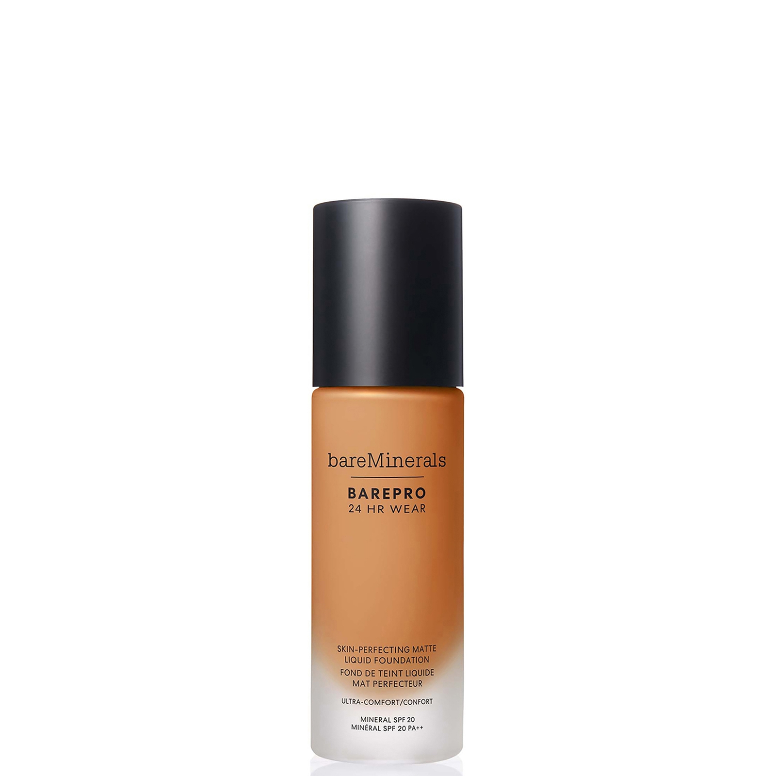 bareMinerals Barepro 24Hr Matte Comfort Liquid Foundation Mineral Spf20 30ml (various shades) - Med. Deep 43 Neutral