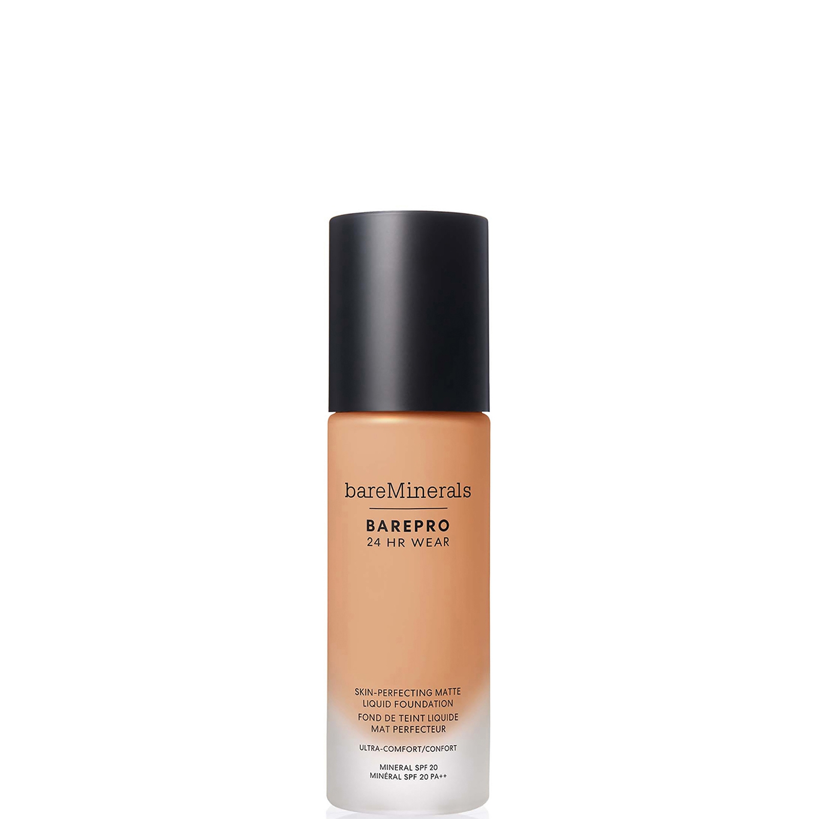 bareMinerals Barepro 24Hr Matte Comfort Liquid Foundation Mineral Spf20 30ml (various shades) - Med. 37 Warm