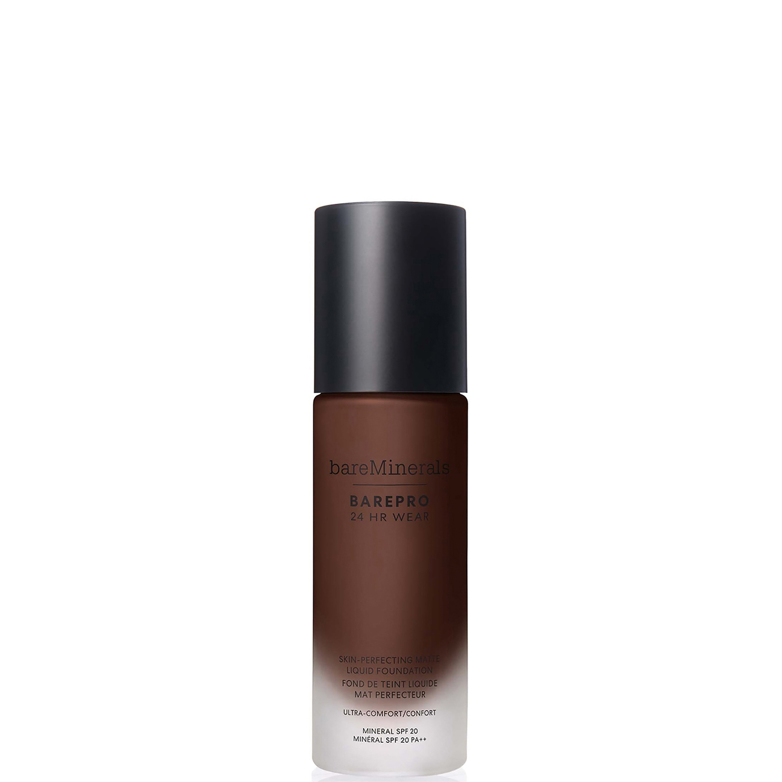 bareMinerals Barepro 24Hr Matte Comfort Liquid Foundation Mineral Spf20 30ml (various shades) - Deep 65 Neutral