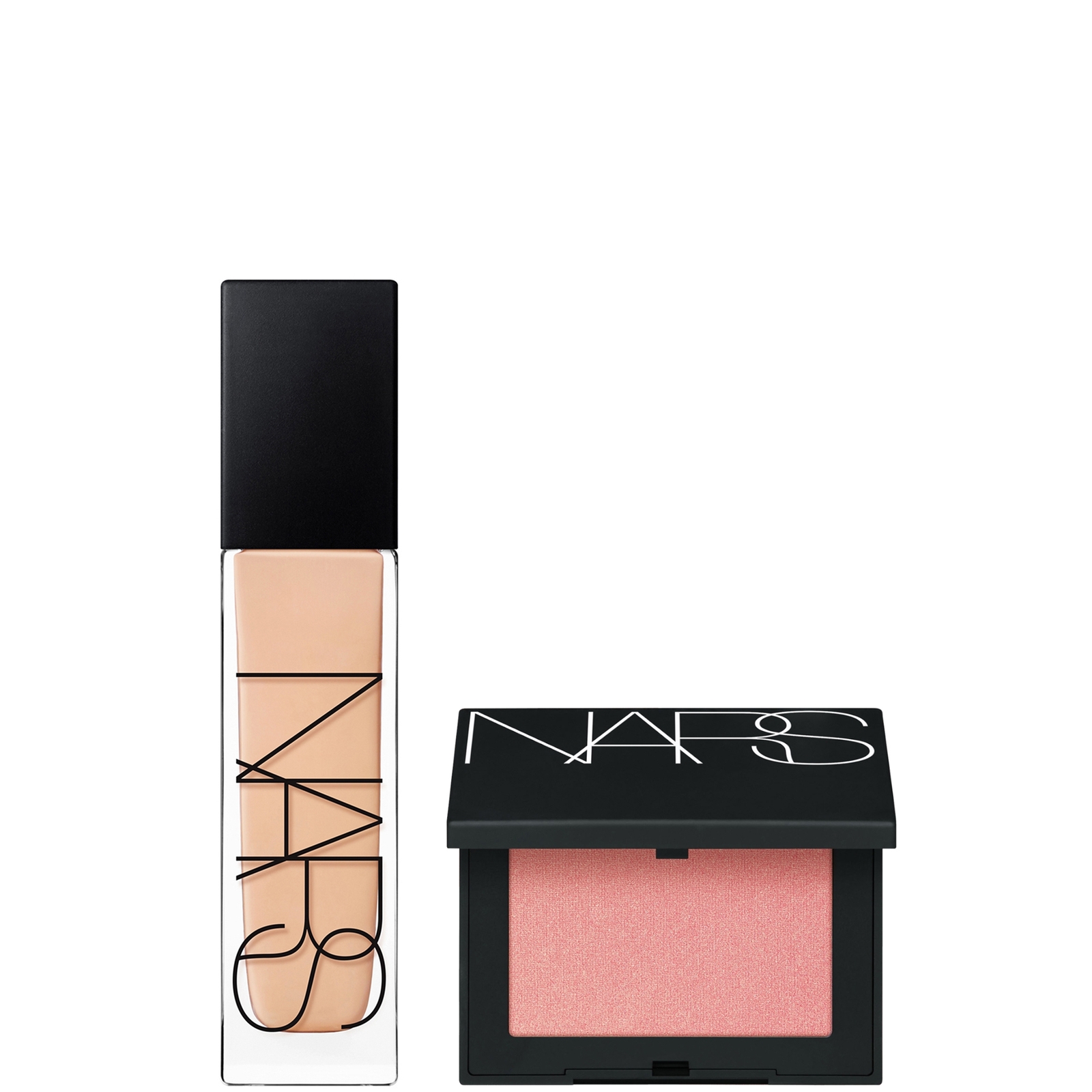 NARS Natural Longwear Foundation 30ml and NARS Blush Orgasm 4.8g Bundle (Various Shades) - Yukon