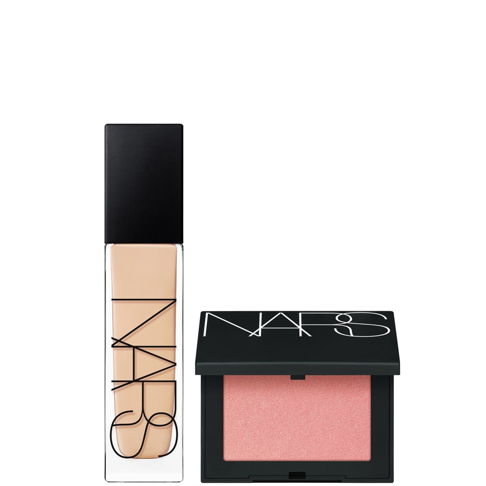 NARS Natural Longwear Foundation 30ml and NARS Blush Orgasm 4.8g Bundle (Various Shades) - Mont Blanc