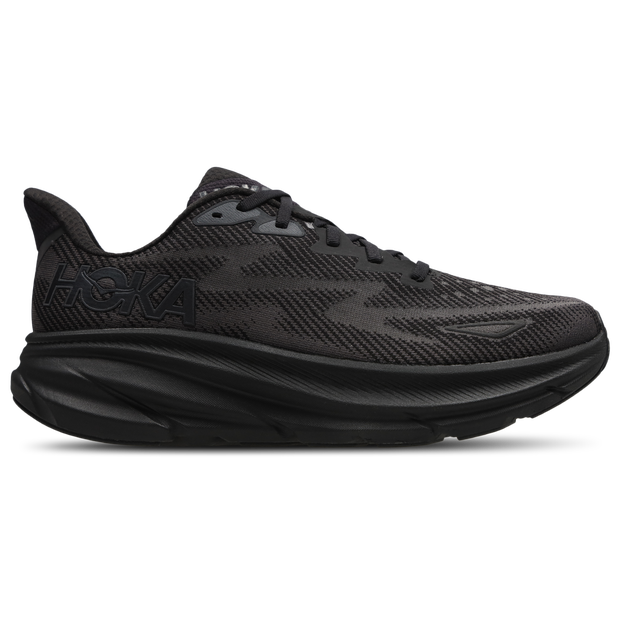 Hoka Clifton 9 Sneakers Heren - Zwart - Maat 42 - Mesh/Synthetisch