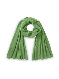 Sjaal zijde en kasjmier Van Peter Hahn Seide/Kaschmir groen