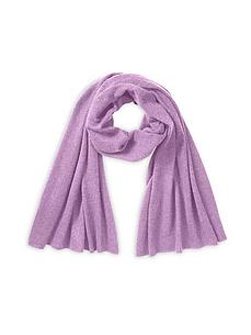 Sjaal zijde en kasjmier Van Peter Hahn Seide/Kaschmir paars