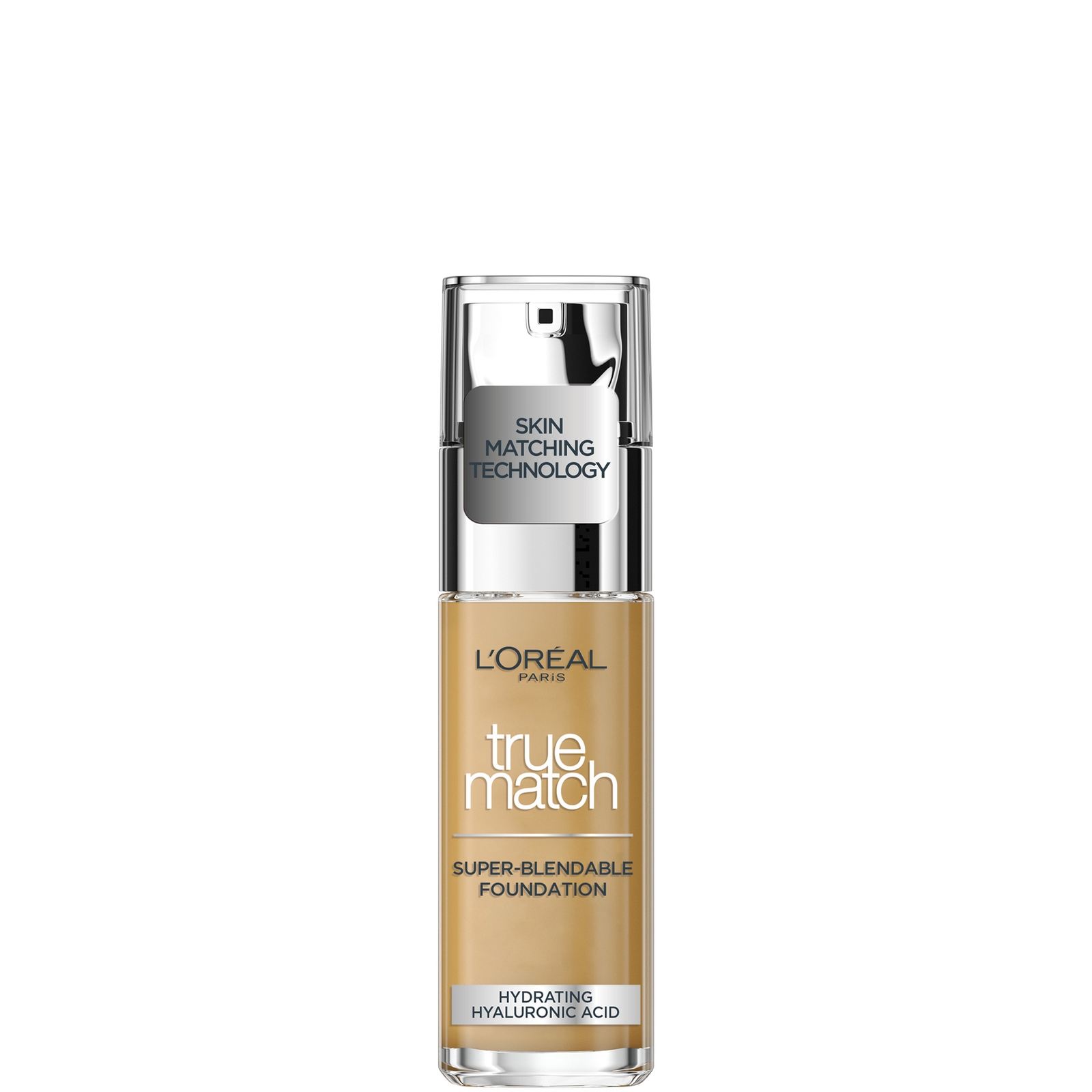 L'Oréal Paris True Match Vloeibare Foundation met SPF en Hyaluronzuur 30 ml (Verschillende Tinten) - 4W Golden Natural