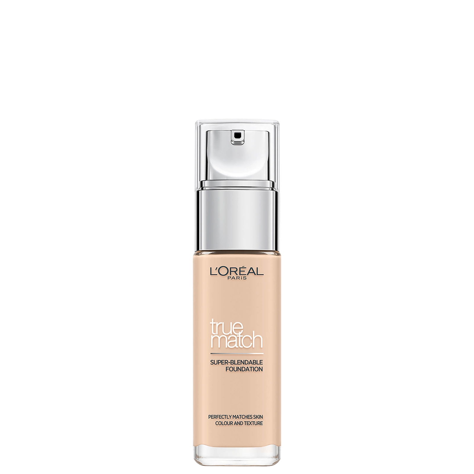 L'Oréal Paris True Match Vloeibare Foundation met SPF en Hyaluronzuur 30 ml (Verschillende Tinten) - 0.5N Porcelain