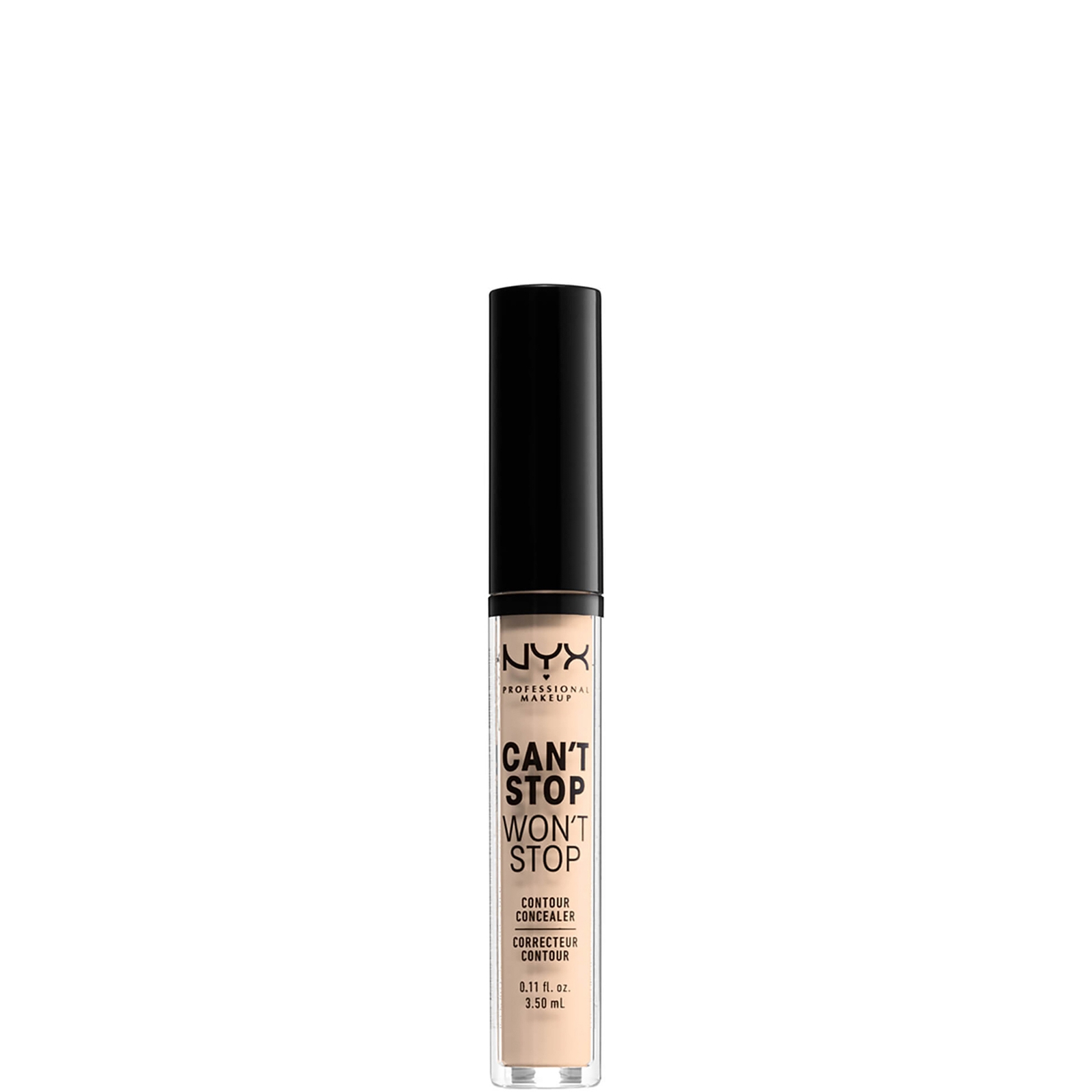 NYX Professional Makeup Can't Stop Won't Stop Contour Concealer (Various Shades) - Light Ivory