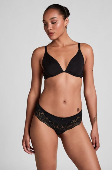 Hunkemöller Brazilian short Valencia Zwart