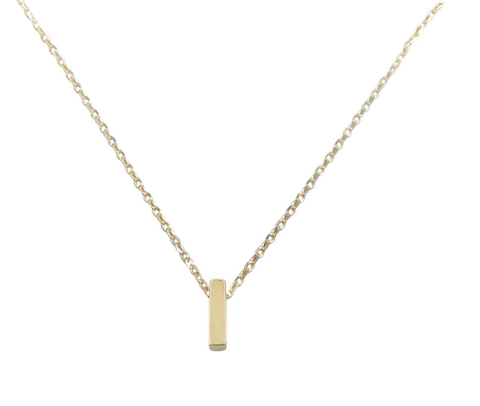 Christian Gouden ketting met i hanger