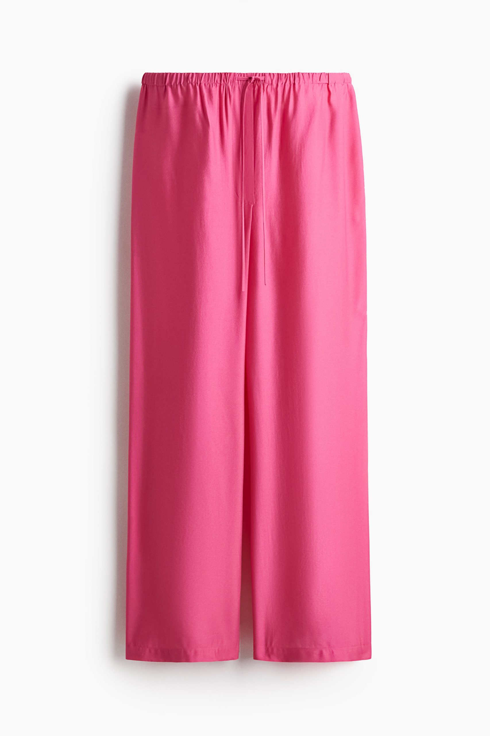H & M - Broek met drawstring - Loose Fit - Roze