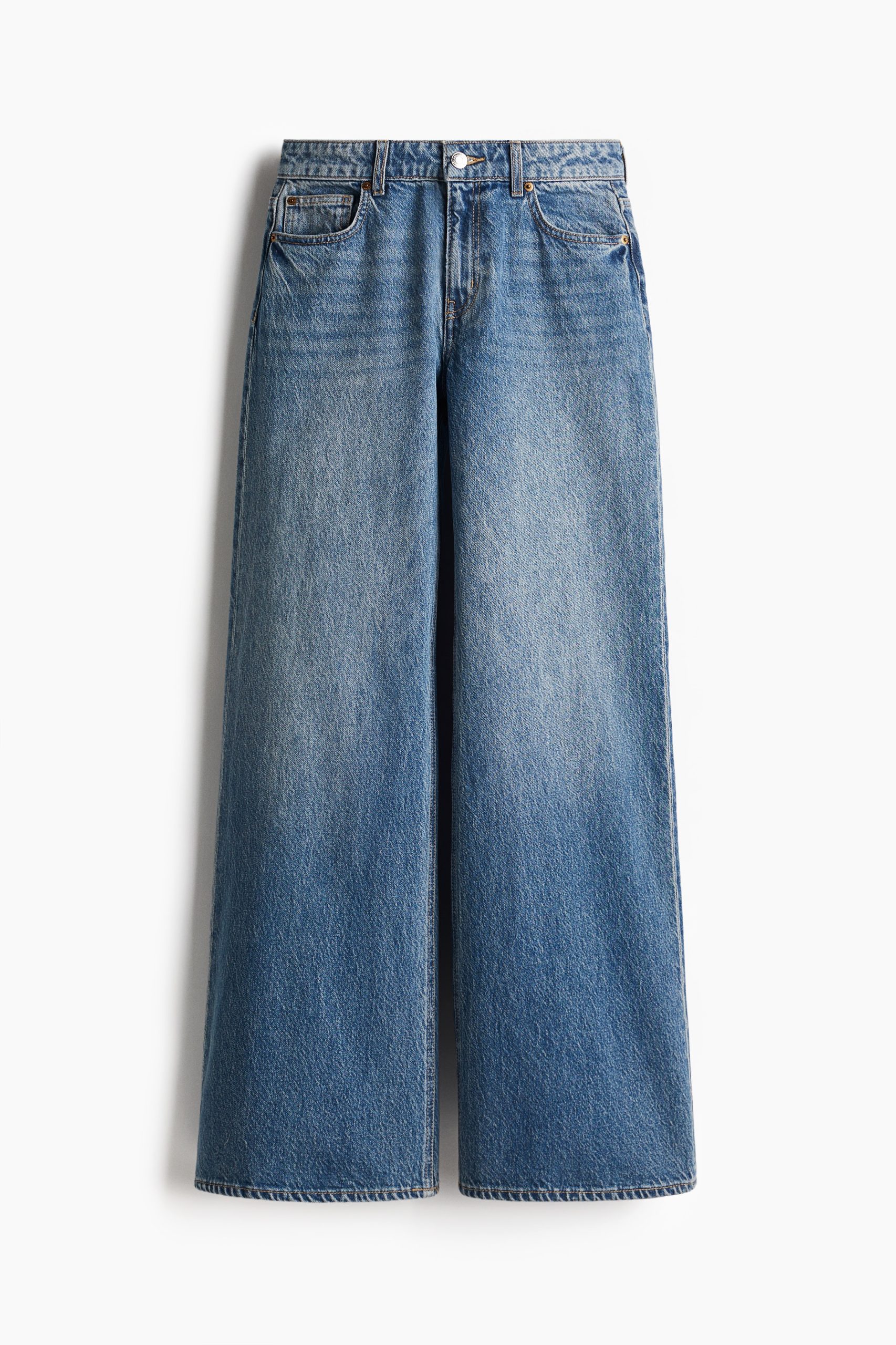 H & M - Flared Regular Jeans - Blauw