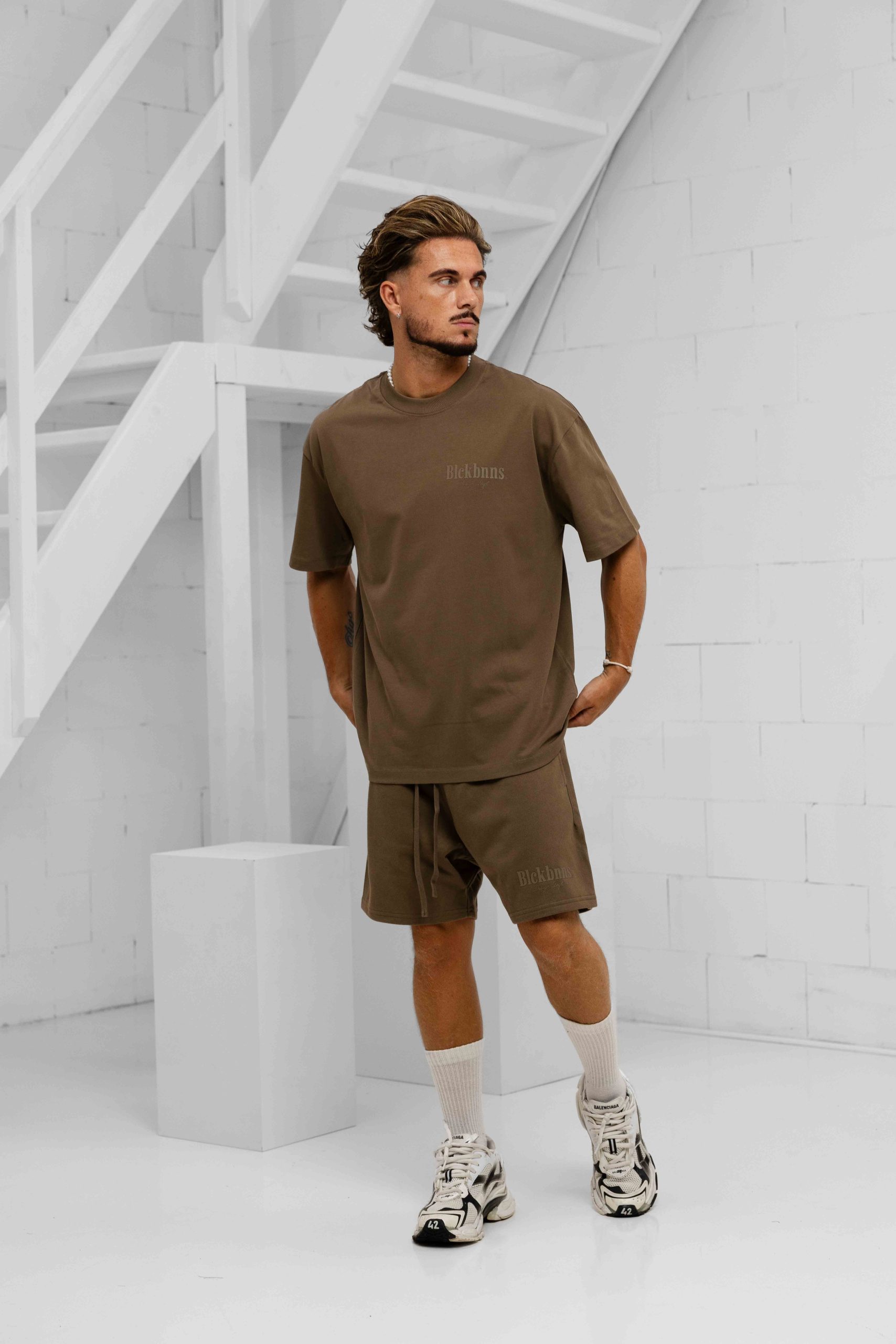 Black Bananas Design Dept Twinset Zomerset Heren Bruin - Maat M - Kleur: Bruin | Soccerfanshop