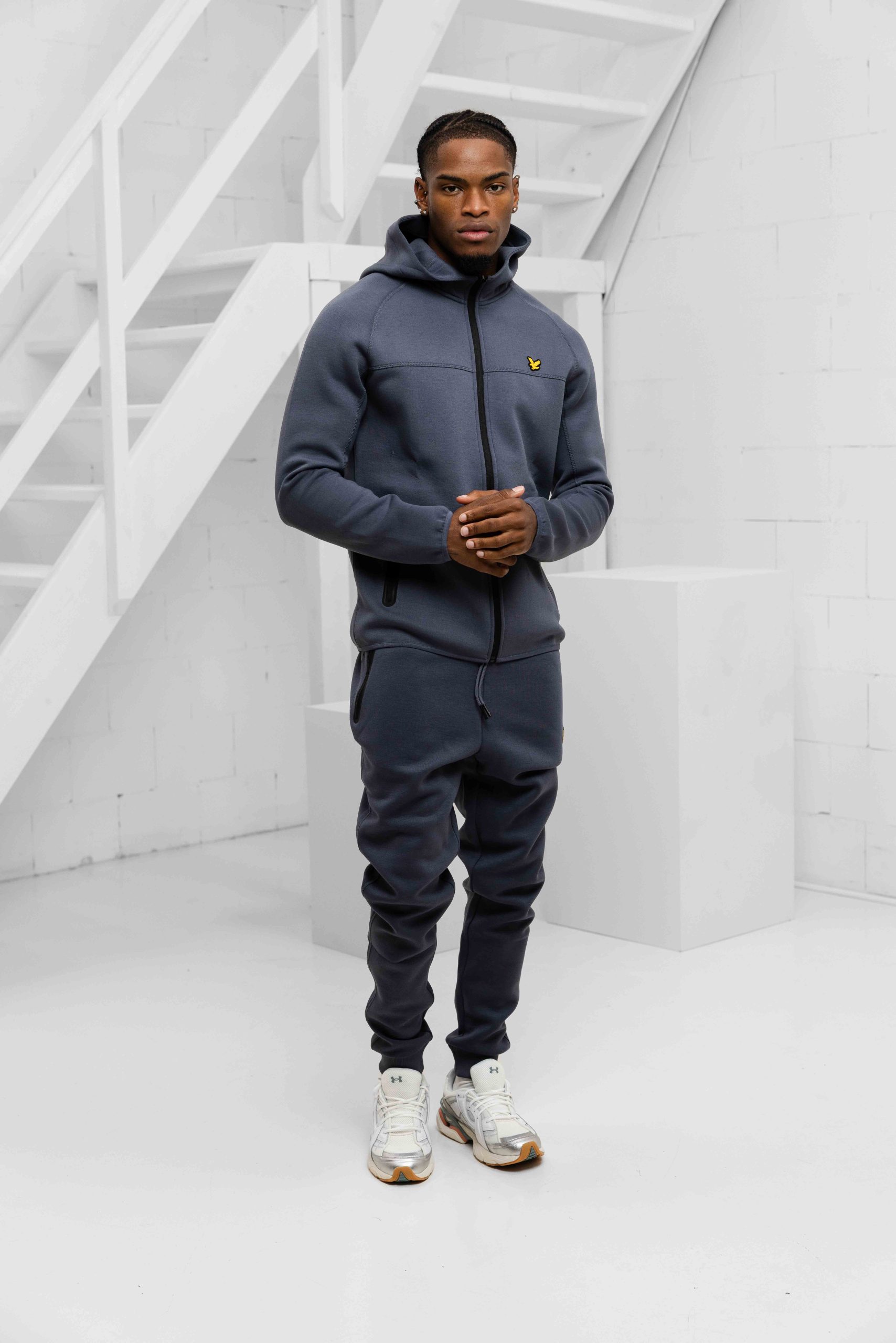 Lyle & Scott Neoprene Trainingspak Heren Grijs - Maat XXL - Kleur: Grijs | Soccerfanshop