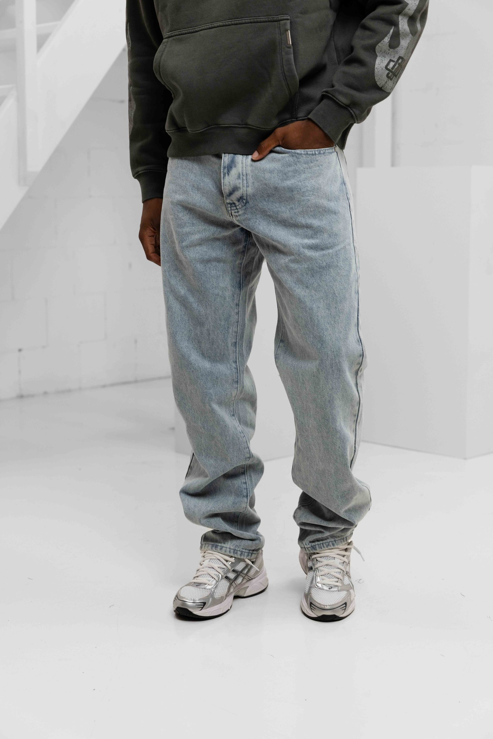 Project x Paris Loose Jeans Heren Lichtblauw - Maat XXL - Kleur: Lichtblauw | Soccerfanshop