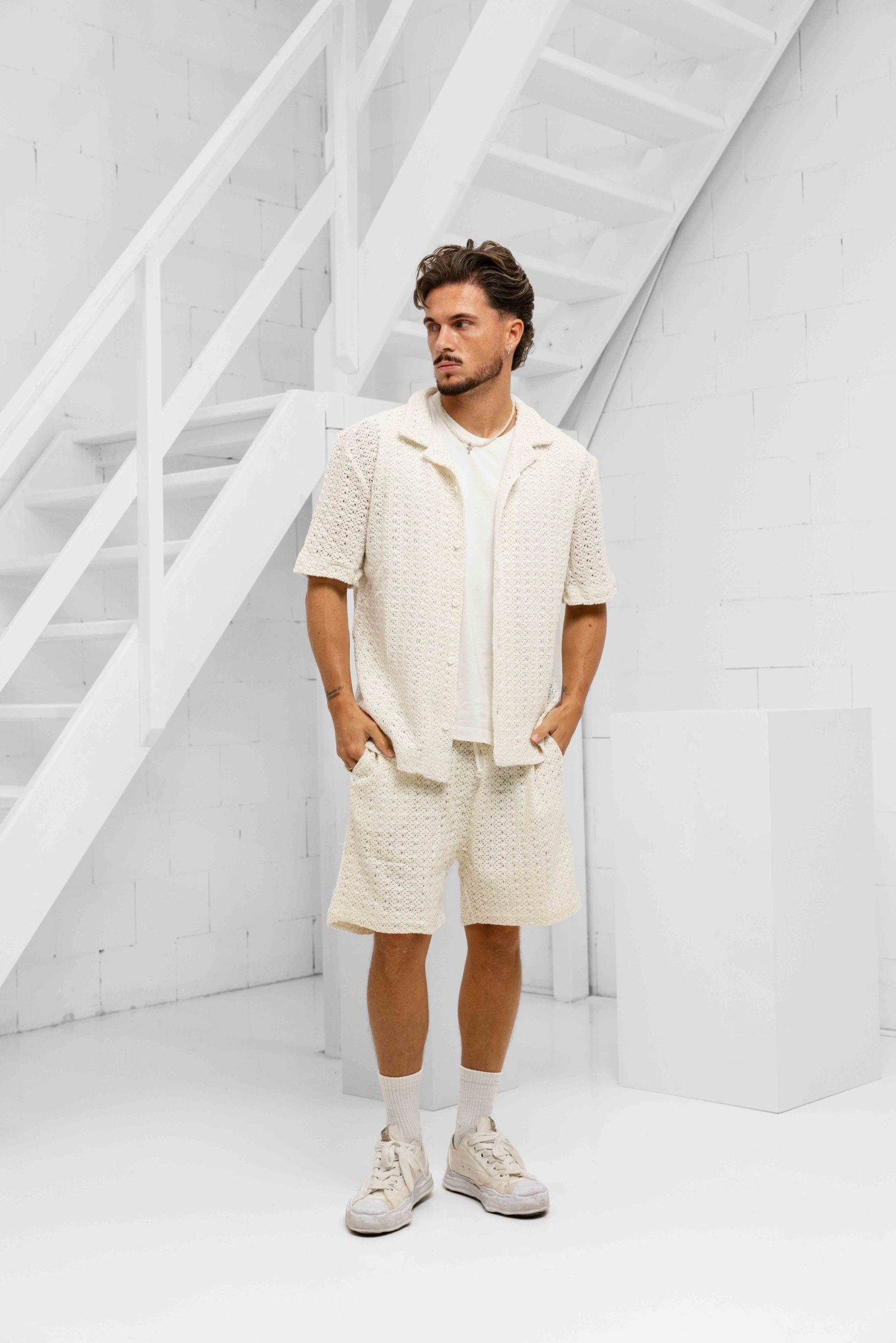 Quotrell Segovia Zomerset Heren Wit - Maat L - Kleur: Gebroken Wit | Soccerfanshop