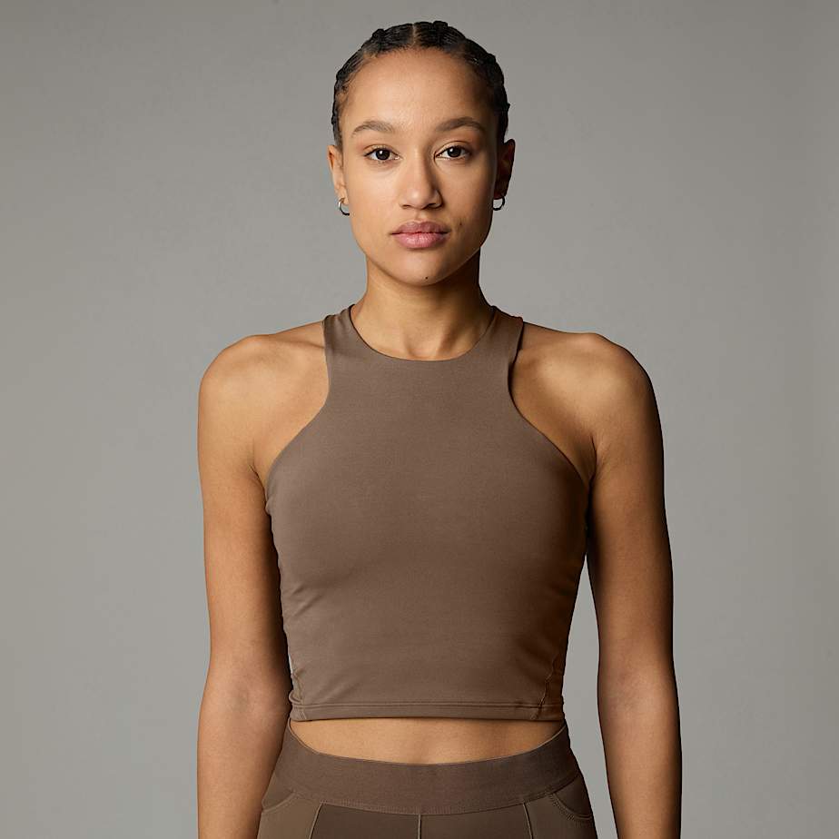 The North Face Refina Longline-beha Voor Dames Latte female