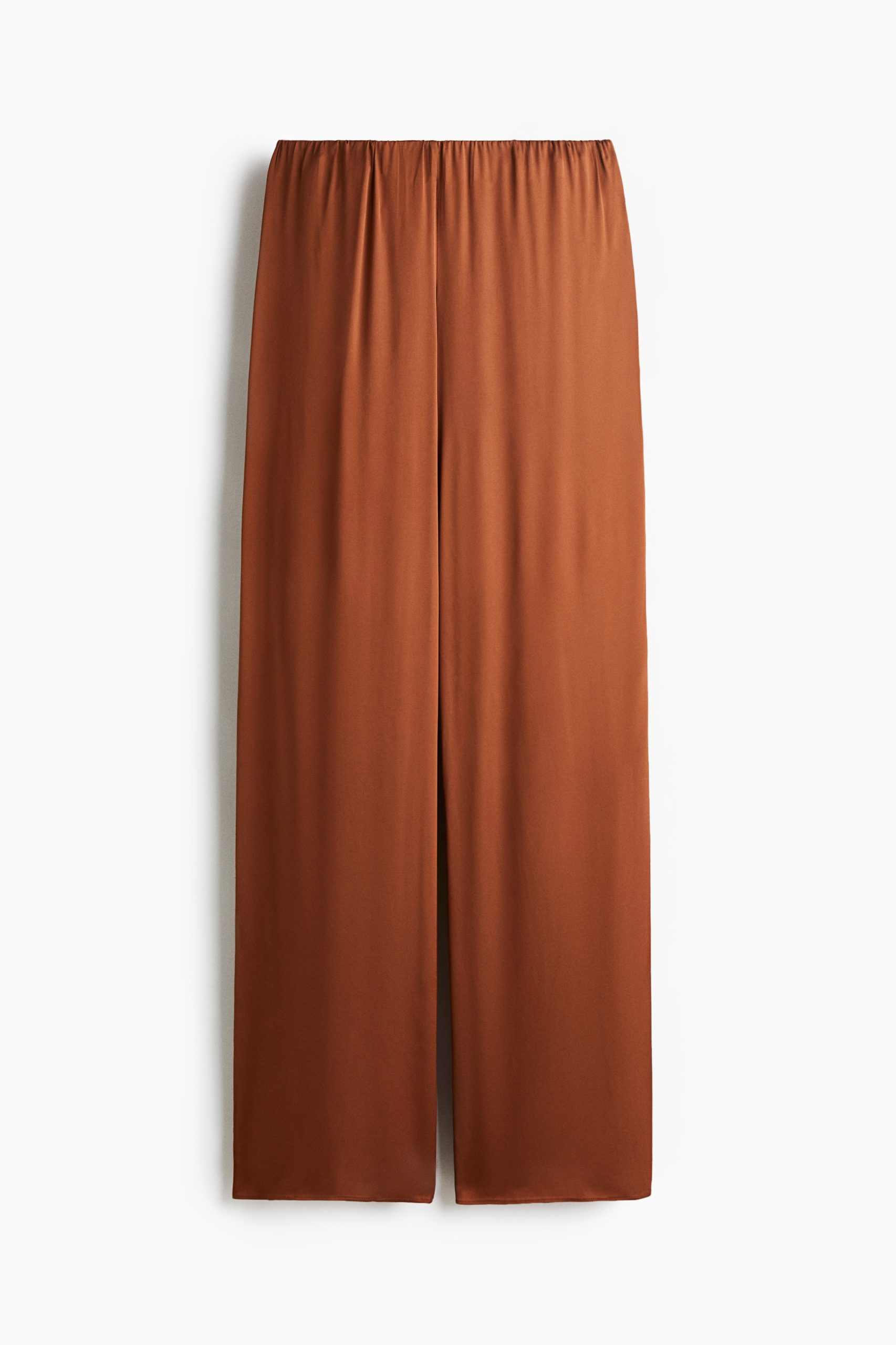 H & M - Satin Pull On Pant - Bruin