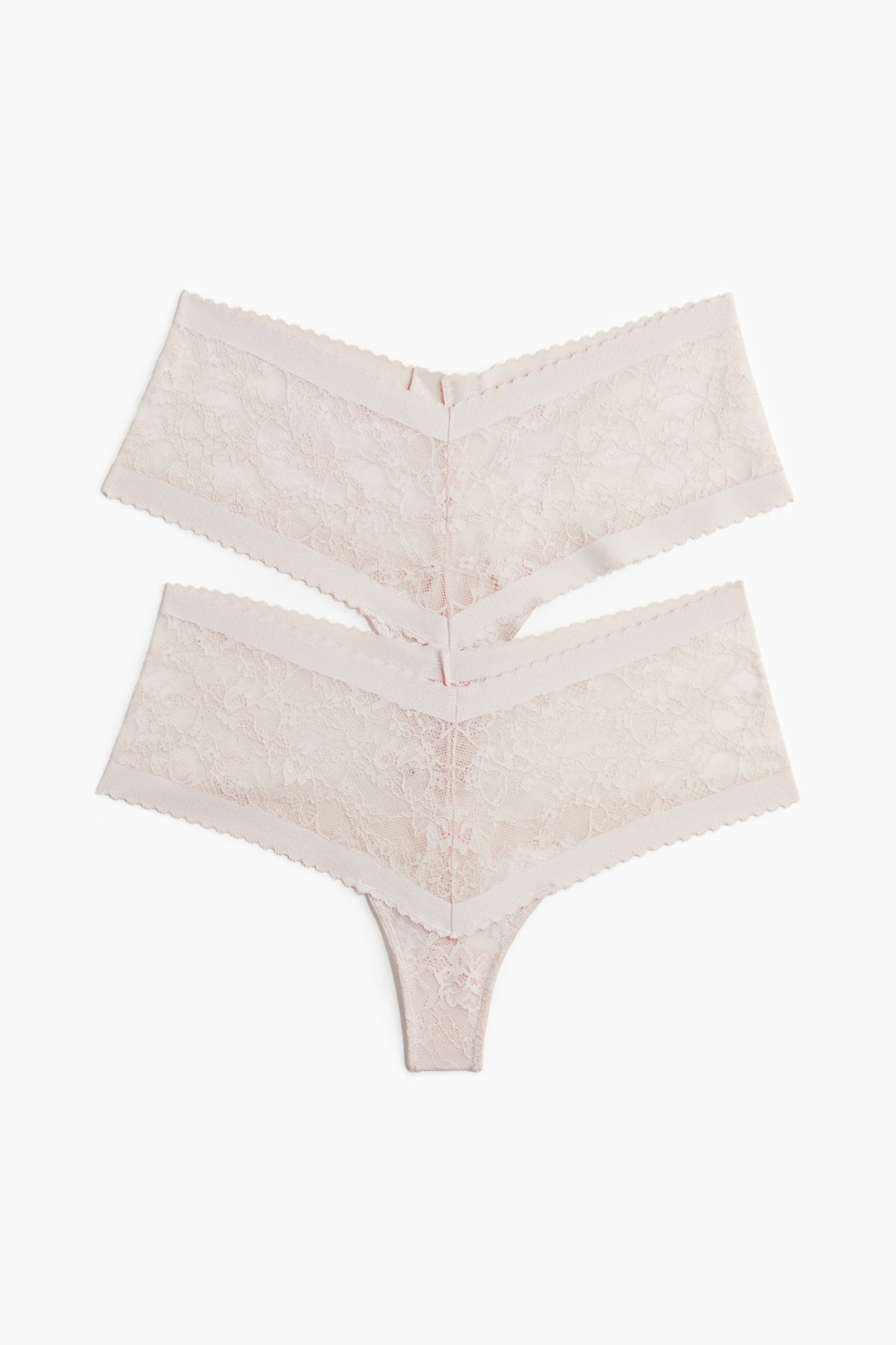 H & M - Set van 2 kanten slips - Thong - Roze