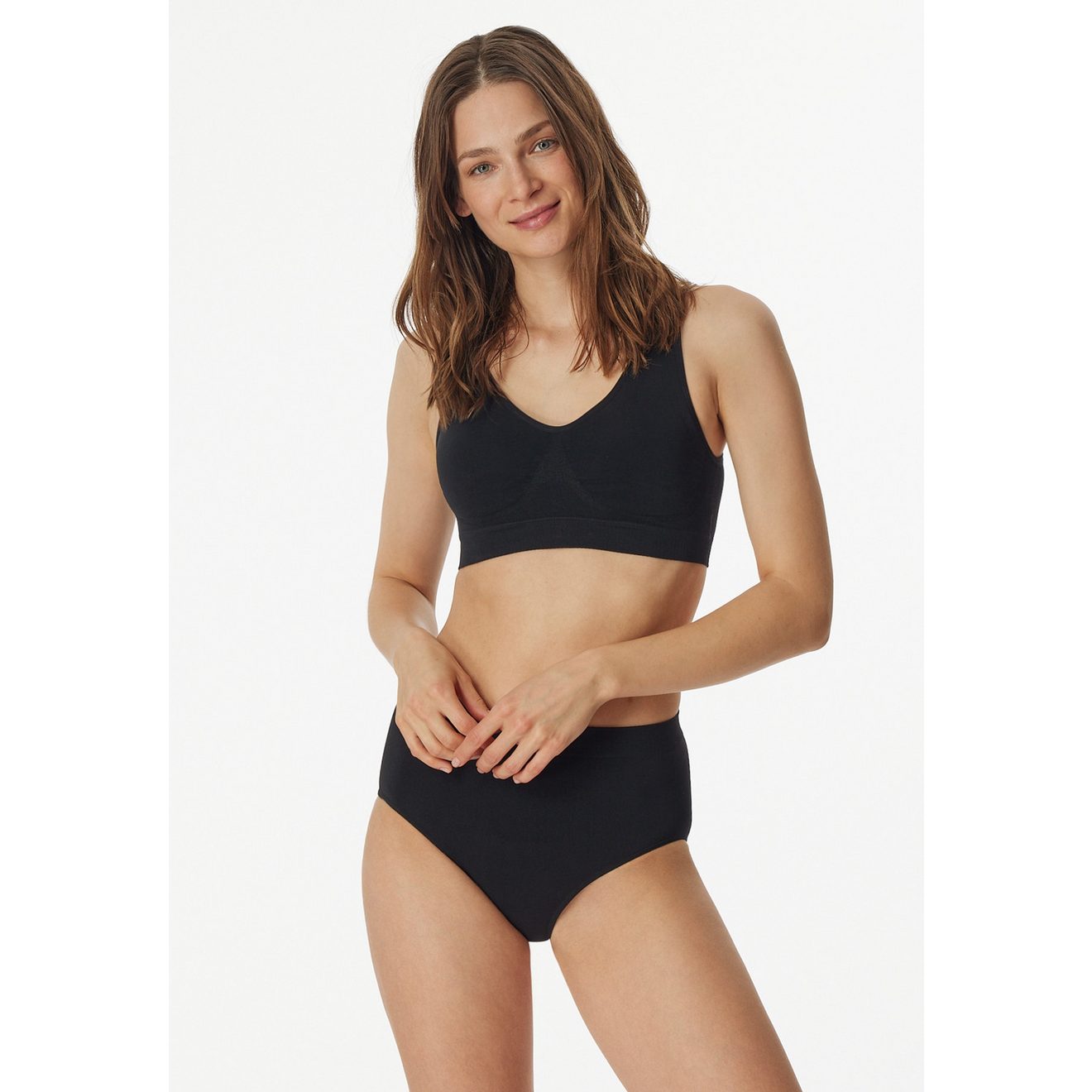 Schiesser Bustier Classic Seamless met uitneembare vullingen