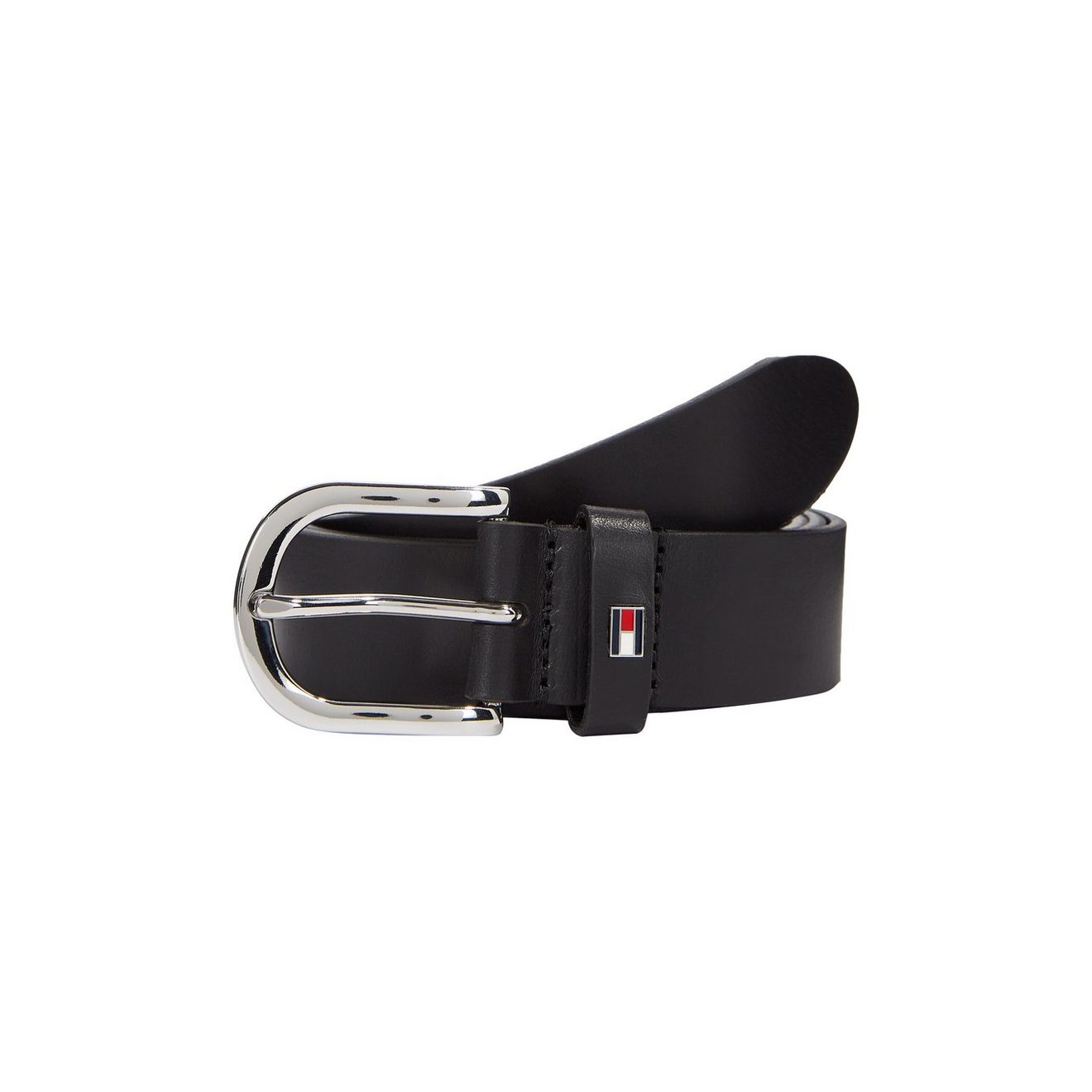 Tommy Hilfiger Leren riem met subtiele logo-lus