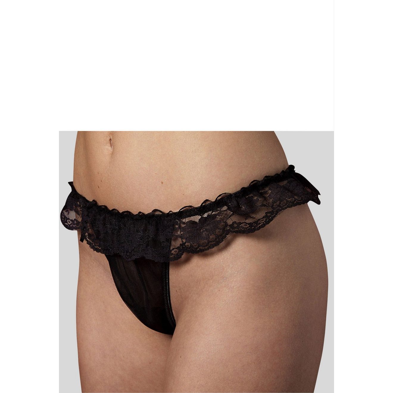 petite fleur gold String met kant