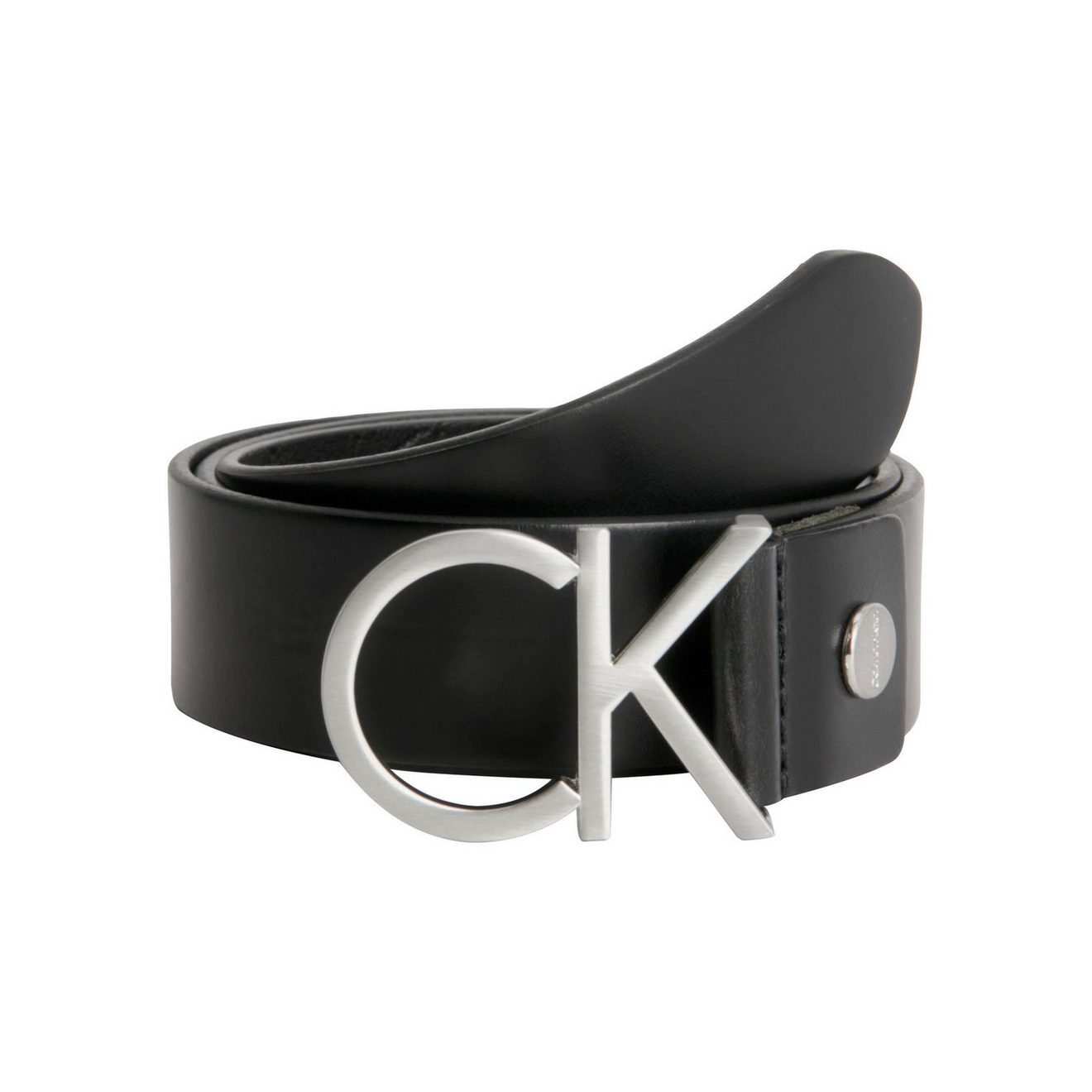 Calvin Klein Leren riem CK ADJ.LOGO BELT 3.5CM