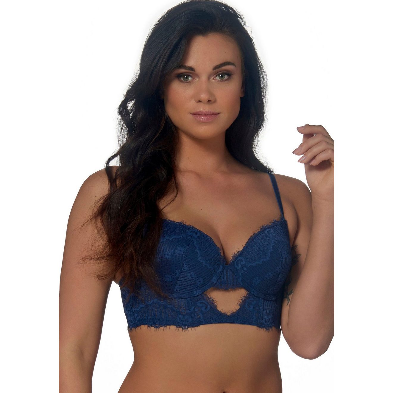 After Eden Lange bh Topaz met gehaakt kantpatroon