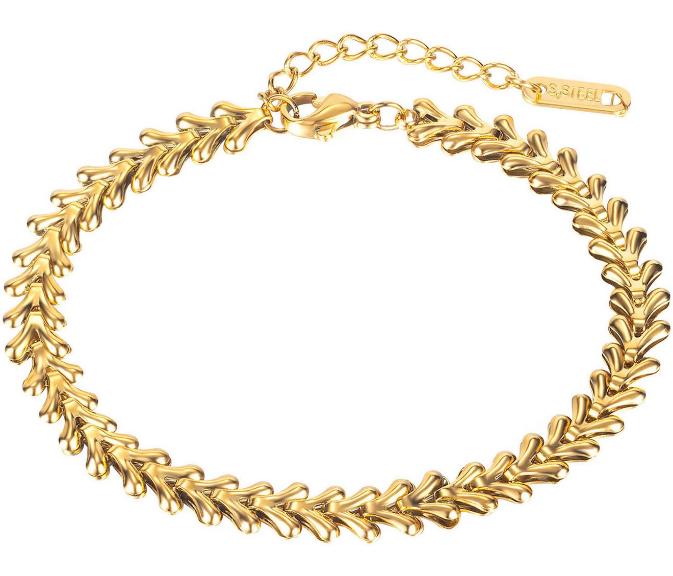 Firetti Armband Sieraden cadeau roestvrijstalen armbanden herzkettengliederung liefde