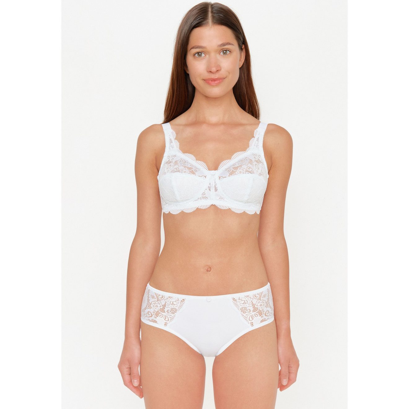 Susa Beugelloze-bh Latina met delicate kantversiering (Set van 2)