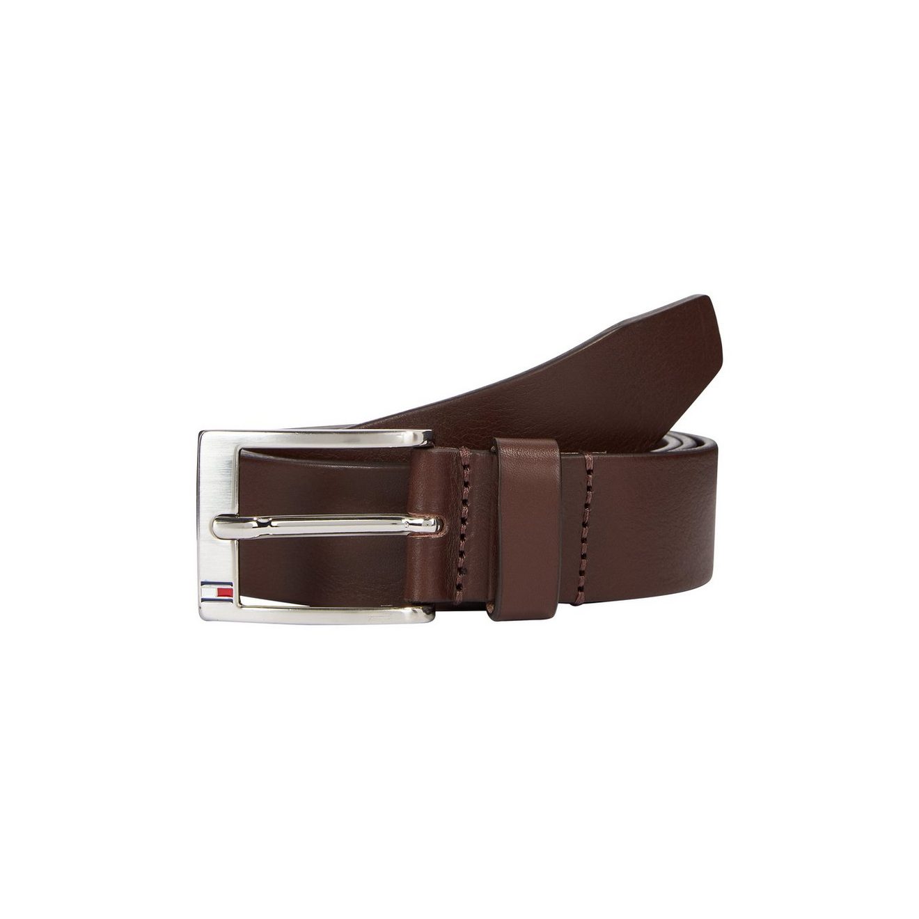 Tommy Hilfiger Leren riem NEW ALY BELT met vierkante logo-metalen gesp